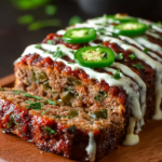 Smoky Jalapeño Popper Meatloaf