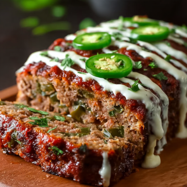Smoky Jalapeño Popper Meatloaf