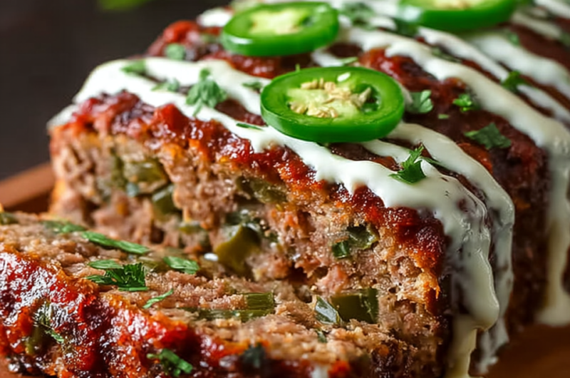 Smoky Jalapeño Popper Meatloaf