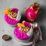 Tropical Dragonfruit Chia Parfait