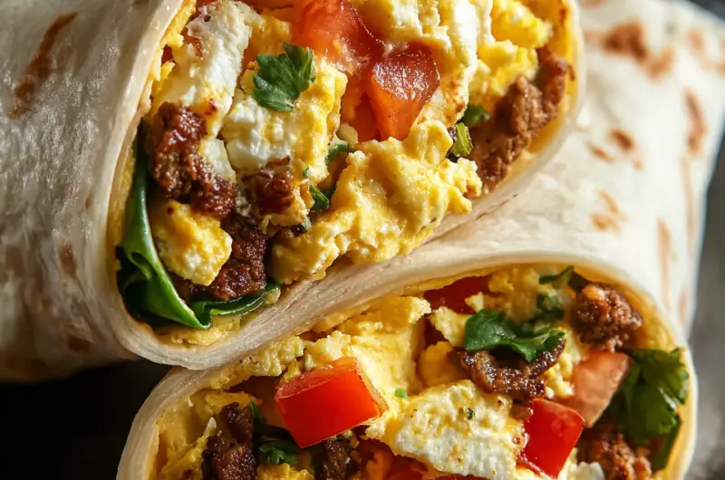 High-Protein Breakfast Burrito
