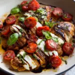 Balsamic Chicken with Tomato Mozzarella
