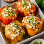 Buffalo Chicken Stuffed Peppers