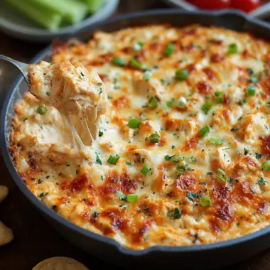 Baked Buffalo Chicken Dip