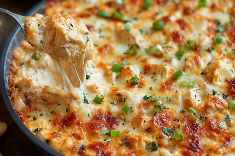 Baked Buffalo Chicken Dip