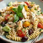 Mediterranean Chicken Pasta Salad