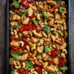 Sheet Pan Cashew Chicken