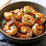 Ginger Sesame Garlic Shrimp