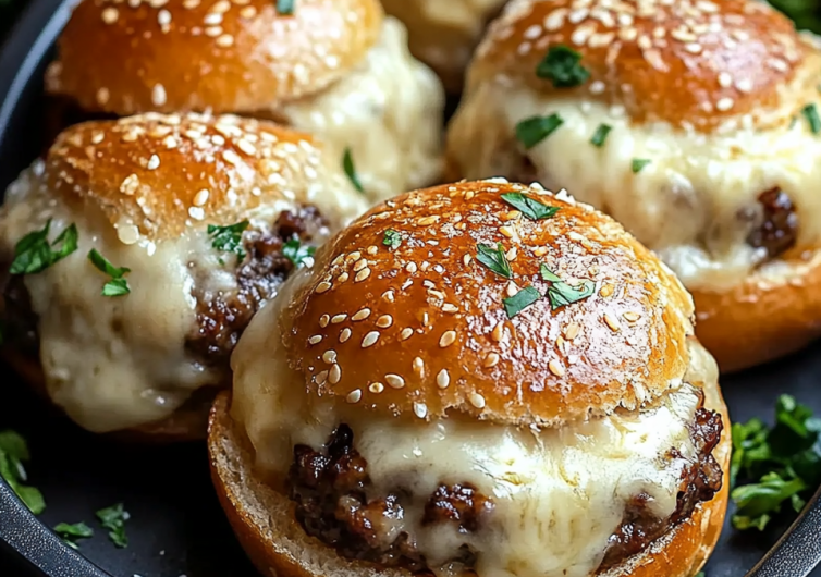 Irresistible Garlic Parmesan Cheeseburger Bombs