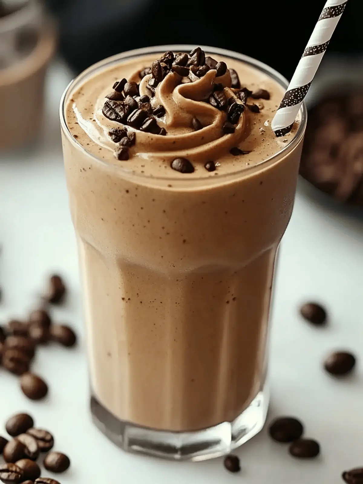 Energizing Iced Coffee Breakfast Smoothie for Busy Mornings