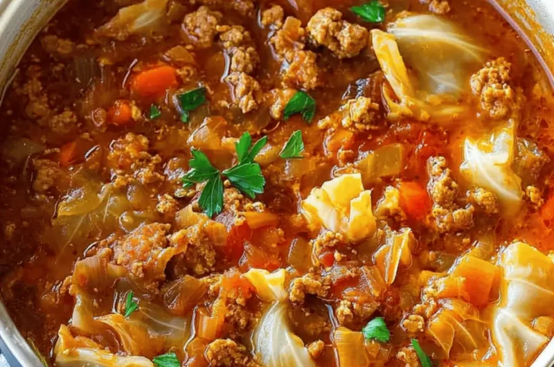 Cabbage roll soup