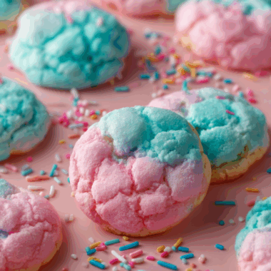 Cotton Candy Cookies