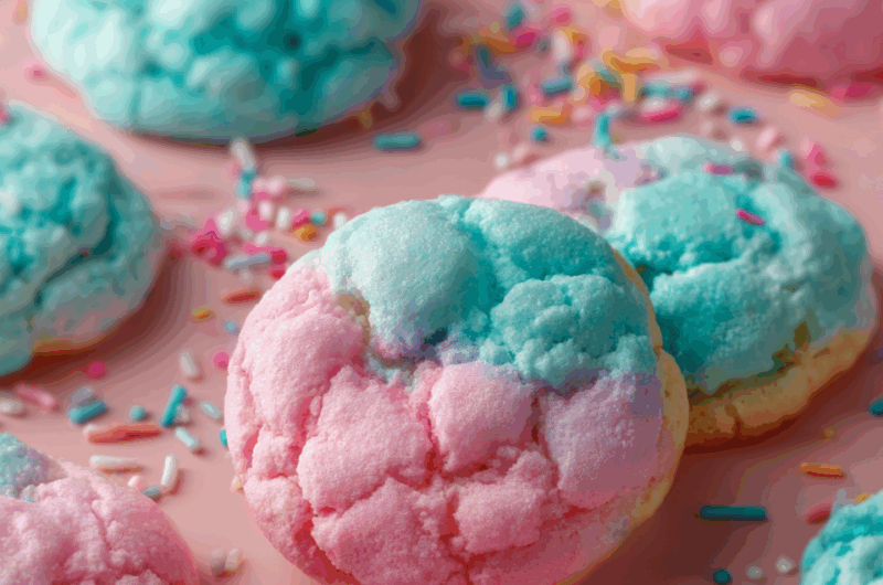 Cotton Candy Cookies