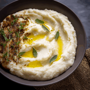 Whipped Cauliflower (AIP Mashed Potatoes)