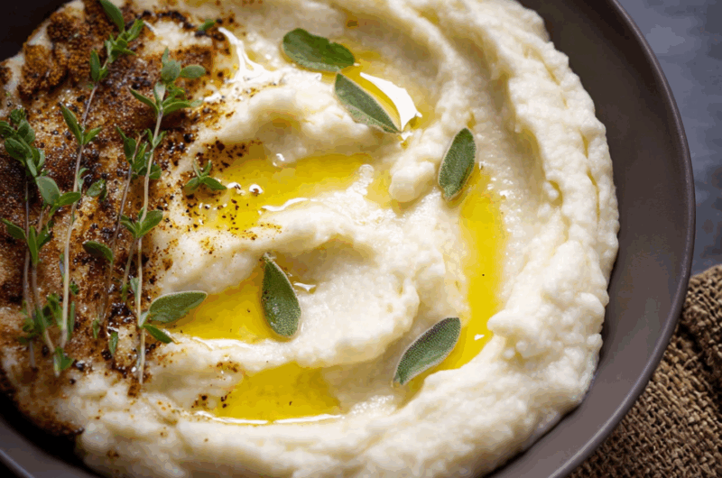 Whipped Cauliflower (AIP Mashed Potatoes)