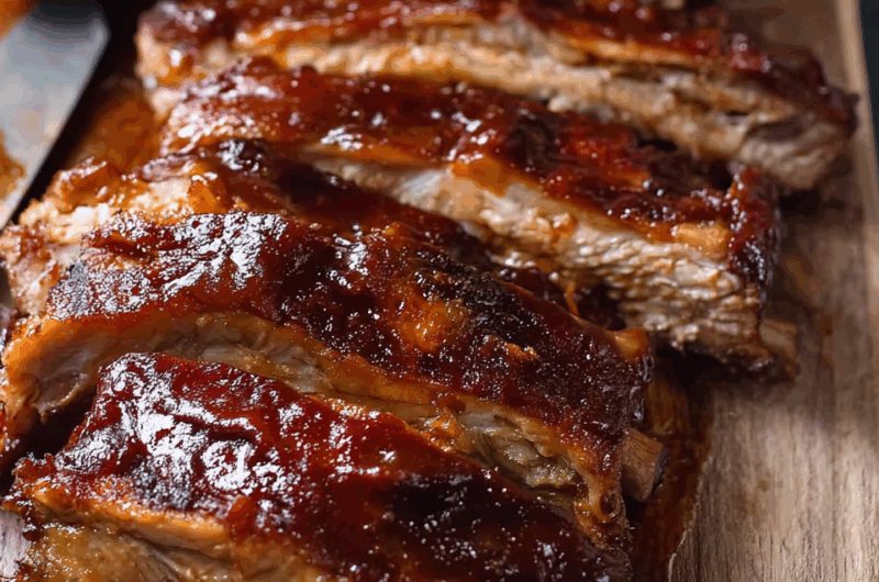 Oven Baked Barbecue Pork Ribs