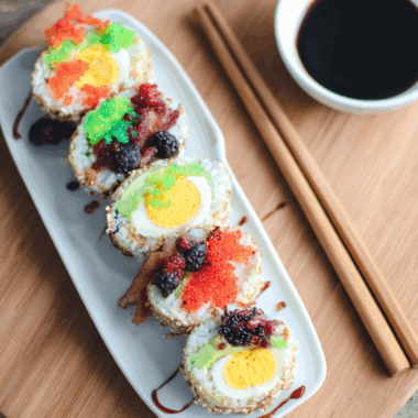 Breakfast Sushi Rolls
