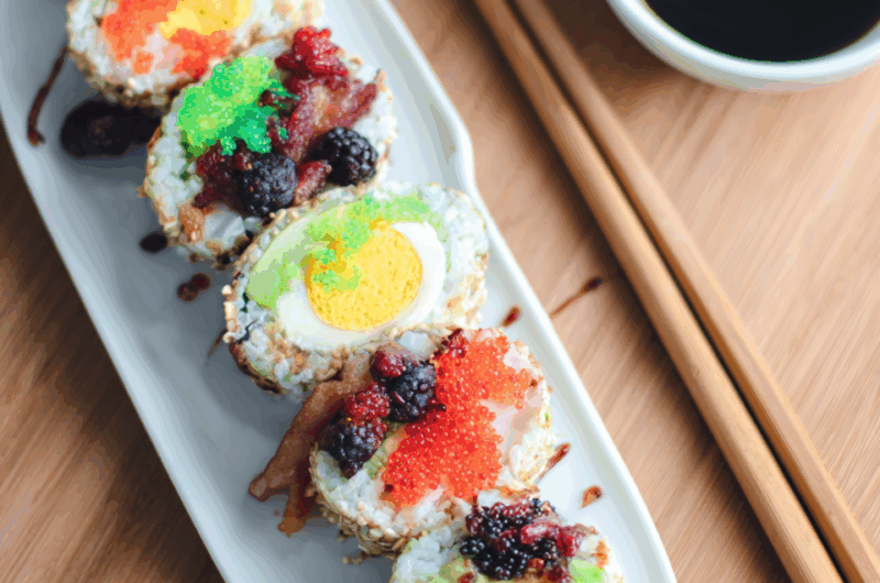 Breakfast Sushi Rolls