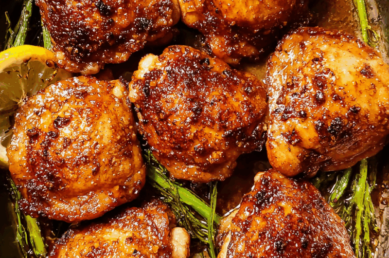 30-Min Oven-Baked Boneless Skinless Chicken Thighs