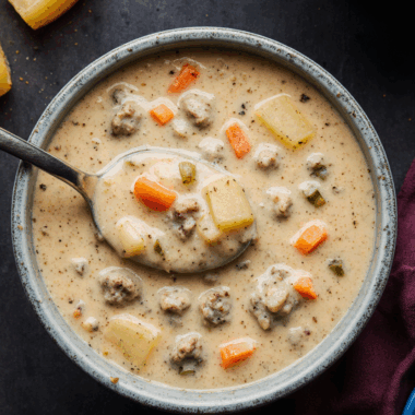 Cheeseburger Soup