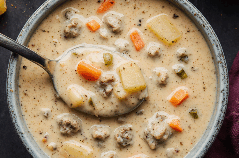 Cheeseburger Soup