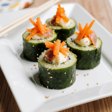 Easy Cucumber Sushi Rolls for Kids