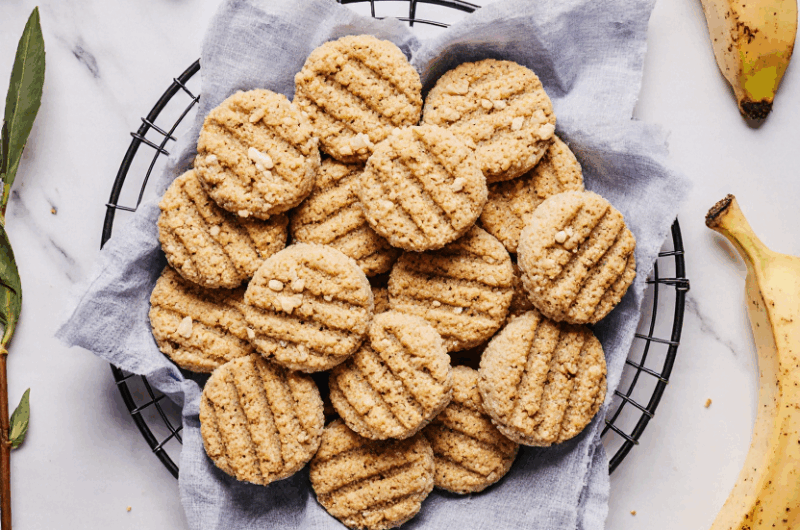 Peanut Butter Banana Cookies