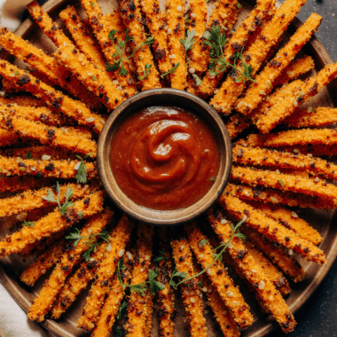 Roasted Carrot Strips