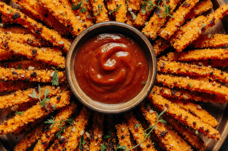 Roasted Carrot Strips