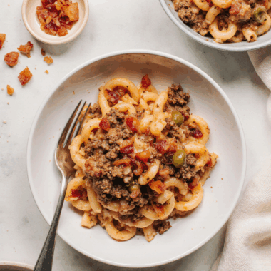 Spanish Noodles & Ground Beef