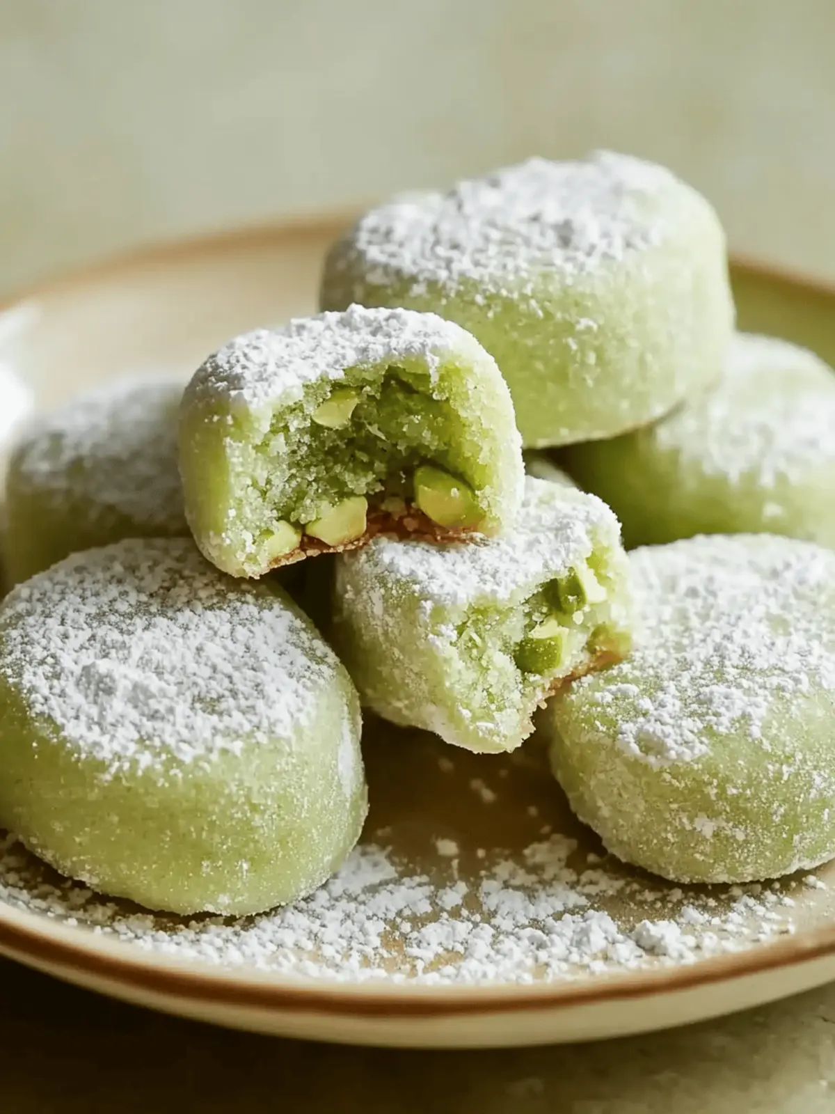Pistachio Wedding Cookies: Sweet Delights for Every Occasion
