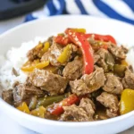 Slow Cooker Pepper Steak