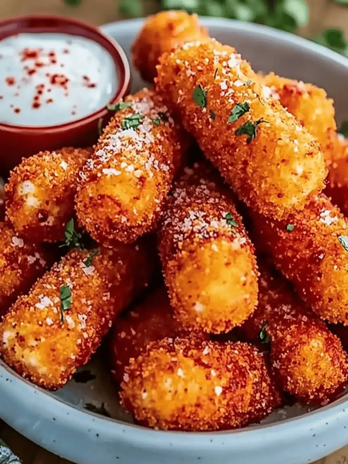 Get Hooked on Hot Cheeto Mozzarella Sticks - Crunchy & Cheesy Delight