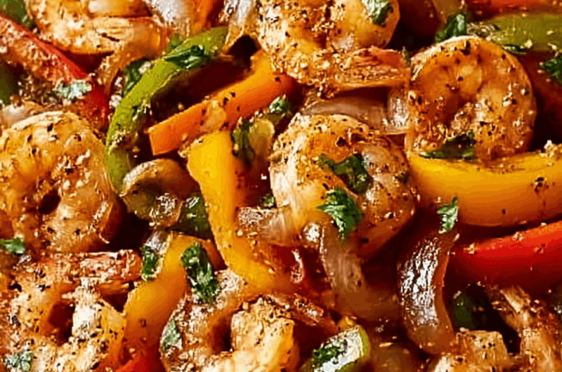 Spicy Shrimp and Bell Pepper Stir-Fry