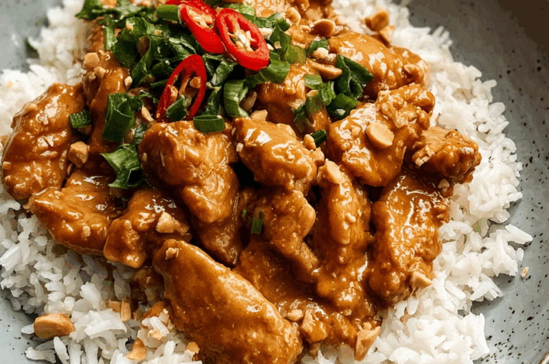 Chinese Peanut Butter Chicken