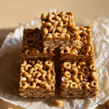 No-Bake Peanut Butter Cheerio Bars