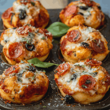 Mini Biscuit Pizza Muffins