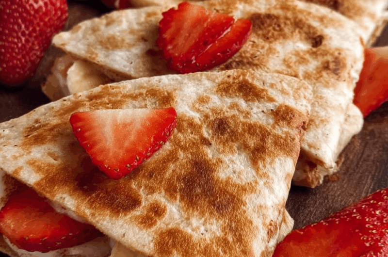 Strawberry Banana Quesadilla