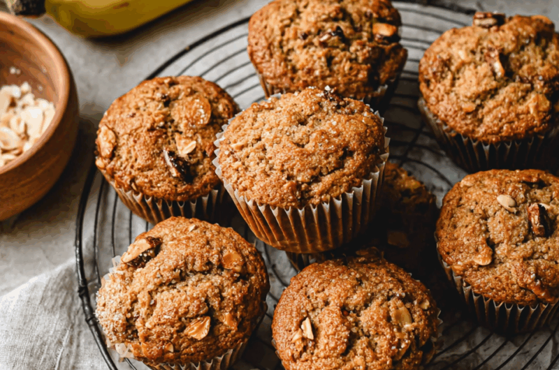 Almond Flour Banana Muffins