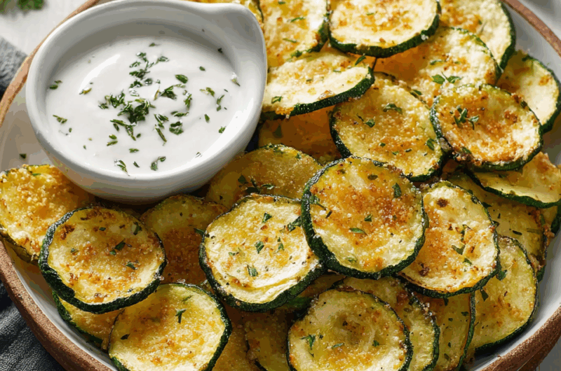 Air Fryer Zucchini Chips