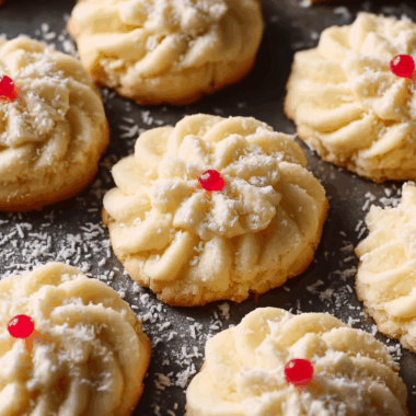 Whipped Shortbread Cookies