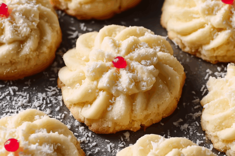 Whipped Shortbread Cookies