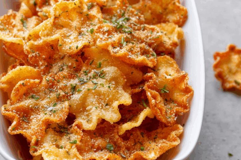Air Fryer Pasta Chips