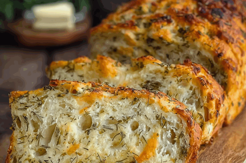 Italian Herbs and Cheese Bread