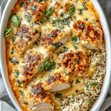 Cozy Chicken and Rice Casserole