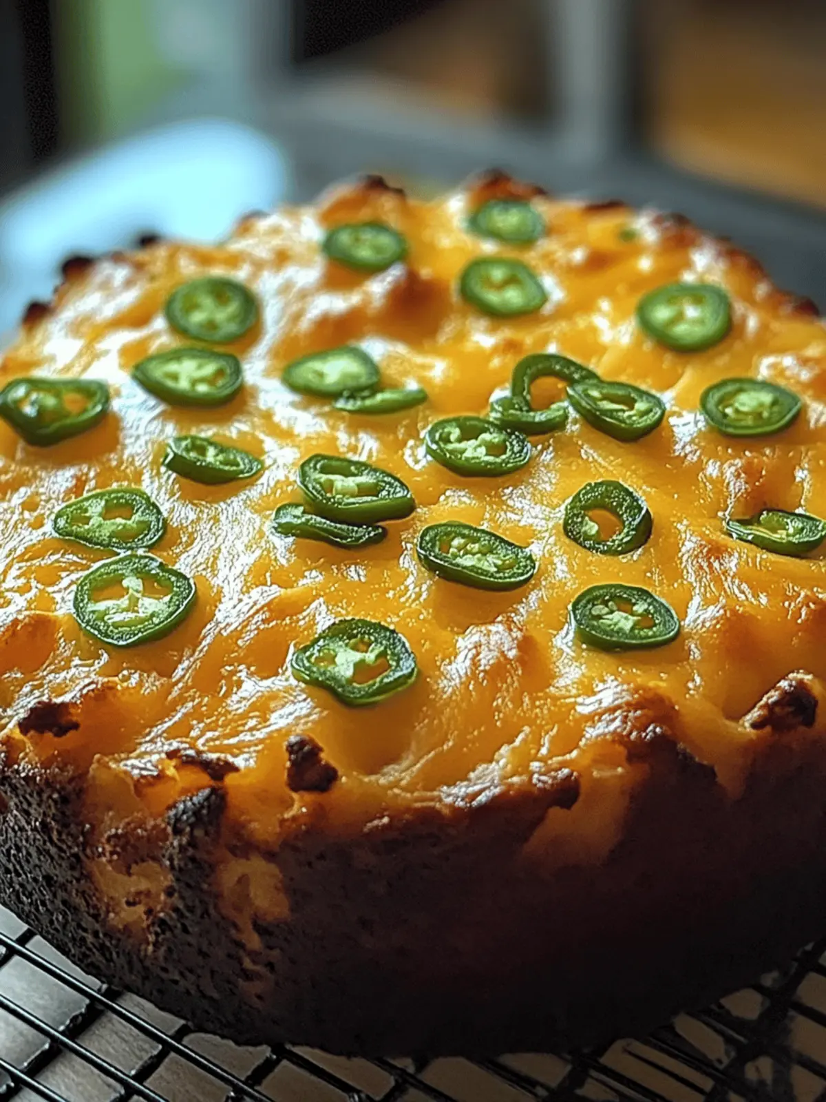 Jalapeno Cheddar Beer Bread