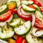 Marinated Cucumber Tomato Salad