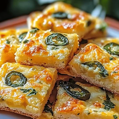 Jalapeño Cheese Squares