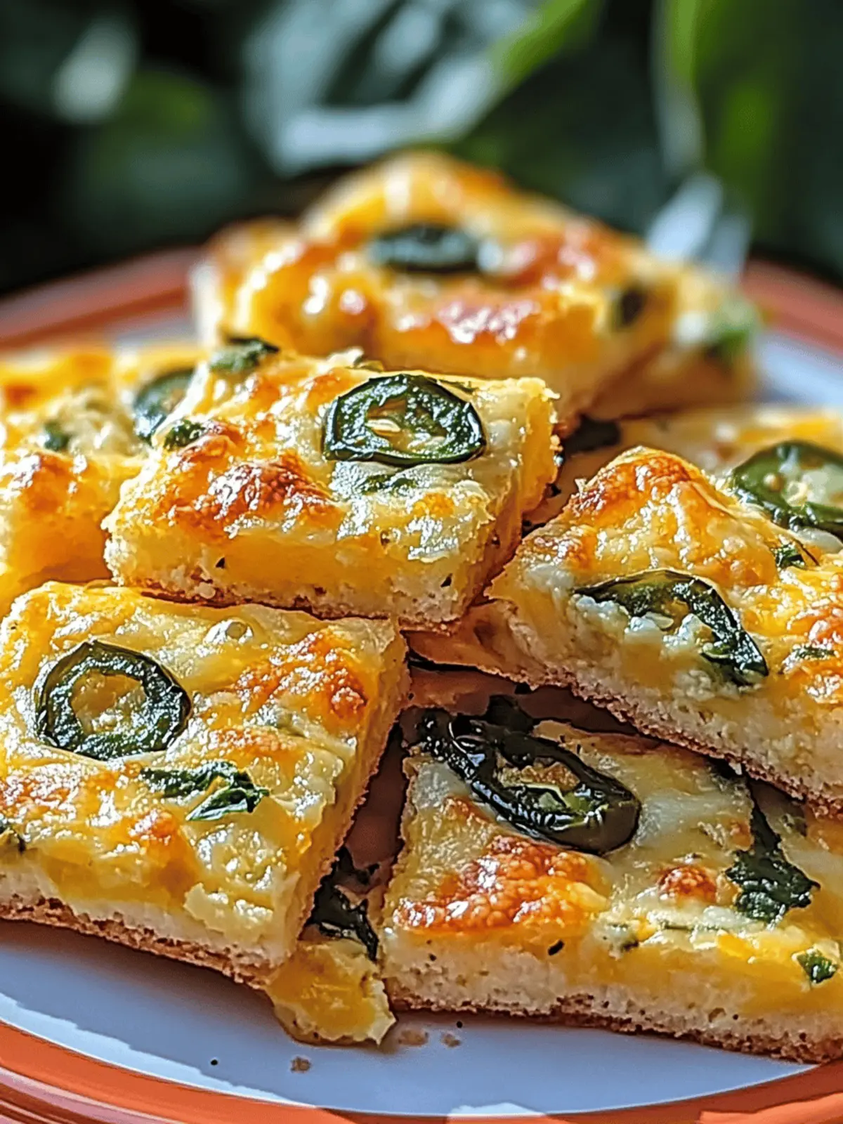 Jalapeño Cheese Squares