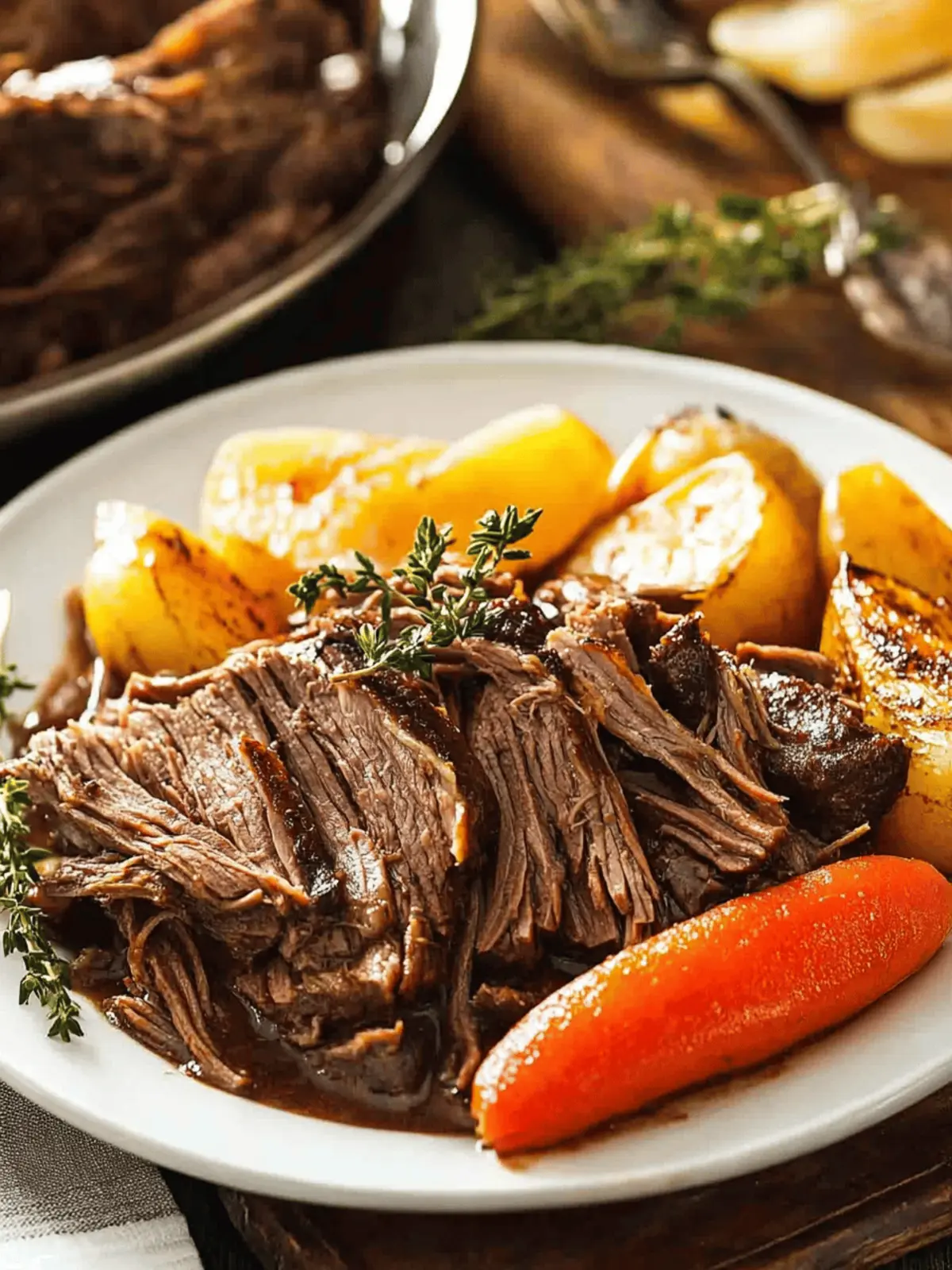 Mouthwatering Crockpot Chuck Roast with Savory Veggies